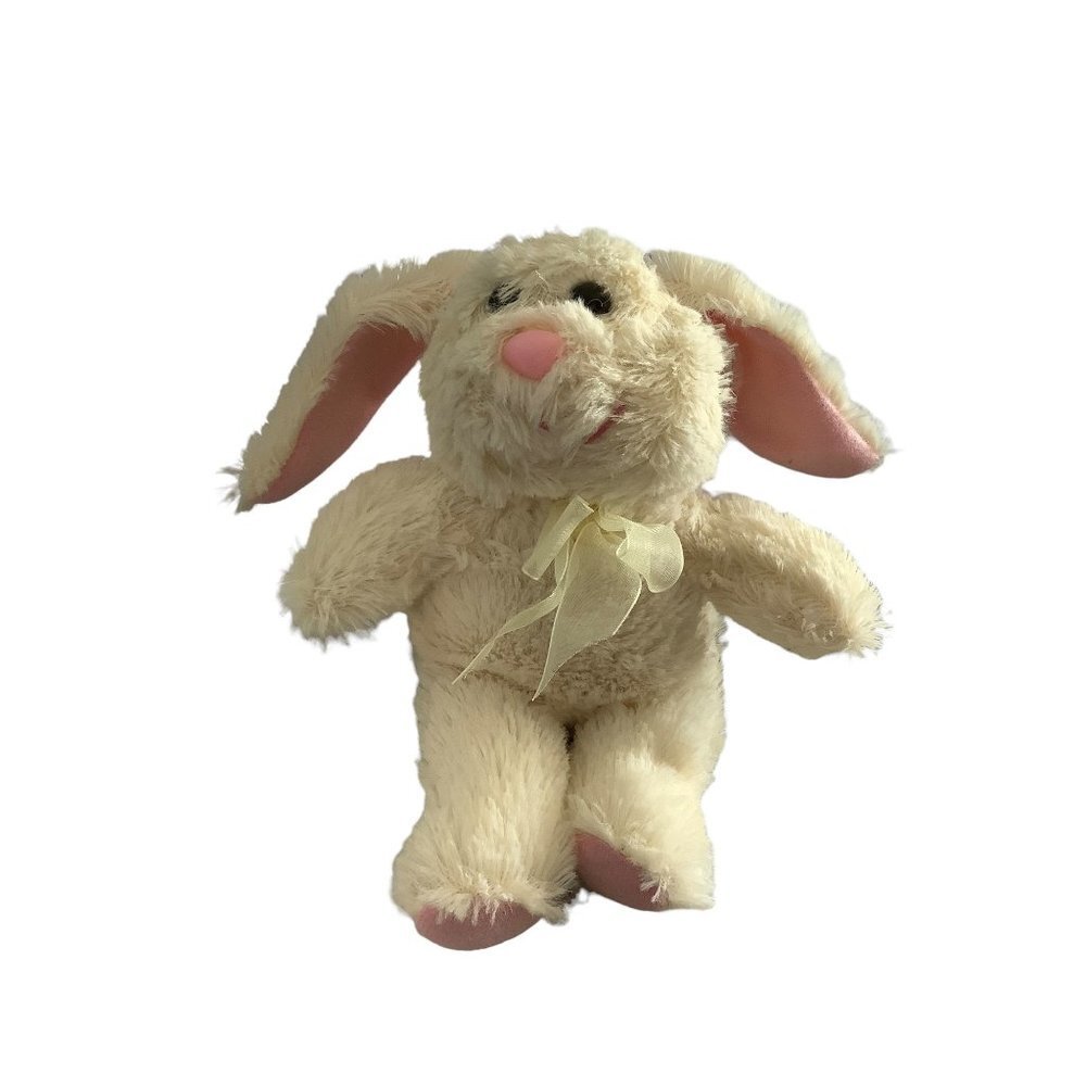 Greenbrier Bunny Rabbit Plush Stuffed‎ Animal Easter Cream Fluffy Floppy Ears 8"